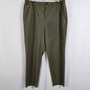 Banana Republic Lightweight Pants In Olive Green - Size L